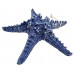 Декоративная Морская звезда  22x22x5 см (комплект 3шт) белая, синяя , красная