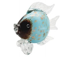 Рыбка. Стеклянная фигурка в стиле Мурано. 23х18х8 см