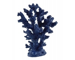 Декоративный Коралл  18х15х6 см, Синий.   Морской декор
