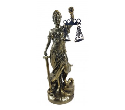 Статуэтка  Фемида  богиня  правосудия 32х15х10 см Полистоун