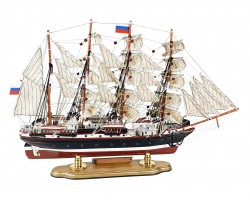 Модель корабля Седов (барк), 52x9x33 см, дерево