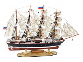Модель корабля Седов (барк), 52x9x33 см, дерево