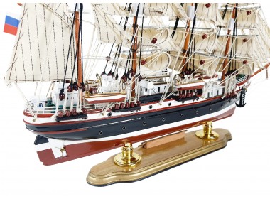 Модель корабля Седов (барк), 52x9x33 см, дерево