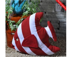 Декоративная подушка Рыбка  44 см RED