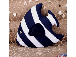 Декоративная подушка Рыбка  44 см BLUE