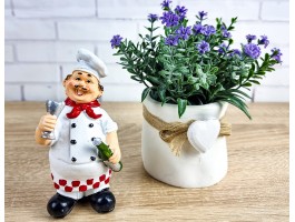 Статуэтка Повар, высота 13см (комплект 2 шт)