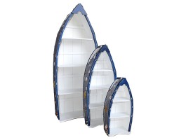 Этажерка Лодка 76см, дерево