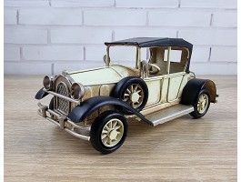 Фигурка Ретро модель автомобиля  17x7x7см, металл,  ручная работа ART4547