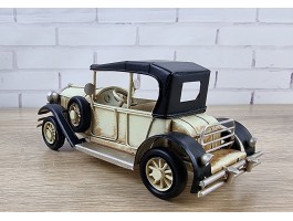 Фигурка Ретро модель автомобиля  17x7x7см, металл,  ручная работа ART4547