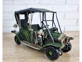 Фигурка Ретро модель автомобиля  16x9x6см, металл,  ручная работа ART5417