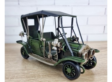 Фигурка Ретро модель автомобиля  16x9x6см, металл,  ручная работа ART5417