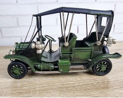 Фигурка Ретро модель автомобиля  16x9x6см, металл,  ручная работа ART5417