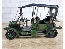 Фигурка Ретро модель автомобиля  16x9x6см, металл,  ручная работа ART5417