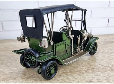 Фигурка Ретро модель автомобиля  16x9x6см, металл,  ручная работа ART5417