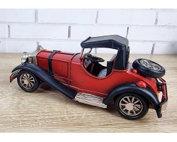 Фигурка Ретро модель автомобиля  17x7x6см, металл,  ручная работа ART5817