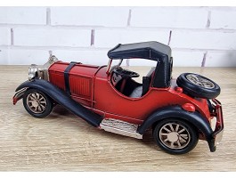 Фигурка Ретро модель автомобиля  17x7x6см, металл,  ручная работа ART5817