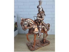 Статуэтка Рыцарь на коне , 30х25х11см, камень, металл 583 Статуэтка Рыцарь на коне , 30х25х11см, камень, металл 583