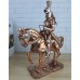 Статуэтка Рыцарь на коне , 30х25х11см, камень, металл 583 Статуэтка Рыцарь на коне , 30х25х11см, камень, металл 583