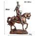 Статуэтка Рыцарь на коне , 30х25х11см, камень, металл 583 Статуэтка Рыцарь на коне , 30х25х11см, камень, металл 583