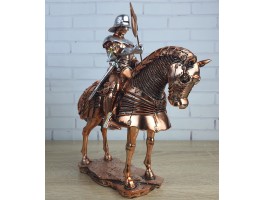 Статуэтка Рыцарь на коне , 27х25х11см, камень, металл 993-1 Статуэтка Рыцарь на коне , 27х25х11см, камень, металл 993-1