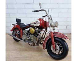 Коллекционная модель мотоцикла HARLEY-DAVIDSON  FLSTC 1340 HERITAGE 1988г, металл 36х14х19см, Art 7035
