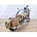 Фигурка мотоцикла YELLOW INDIAN MORTORCYCLE 43x16x23 см, металл. ручная работа ART966-Y