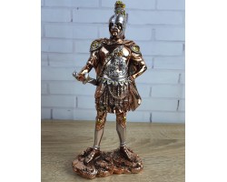 Статуэтка Воин римский Центурион , 24х11х8см, камень, металл 990
