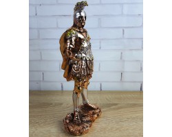Статуэтка Воин римский Центурион , 24х11х8см, камень, металл 990