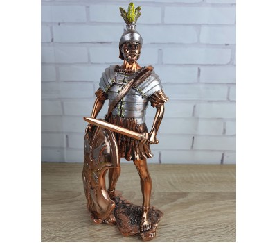 Статуэтка Воин Легионер, 27х14х7см, камень, металл 997