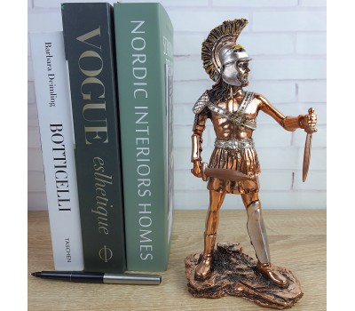 Статуэтка Воин Гладиатор, 25х12х7см, камень, металл 998