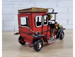 Фигурка Ретро модель автомобиля  16x7x10см, металл,  ручная работа ART4933