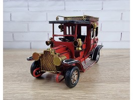 Фигурка Ретро модель автомобиля  16x7x10см, металл,  ручная работа ART4933