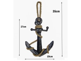 декоративный Якорь 34см, иск. камень декоративный Якорь 34см, иск. камень