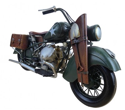 Коллекционная ретро модель армейского мотоцикла INDIAN841 1944 г металл 34х13х17см, ручная работа Коллекционная ретро модель армейского мотоцикла INDIAN841 1944 г металл 34х13х17см, ручная работа