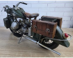 Коллекционная ретро модель армейского мотоцикла INDIAN841 1944 г металл 34х13х17см, ручная работа Коллекционная ретро модель армейского мотоцикла INDIAN841 1944 г металл 34х13х17см, ручная работа