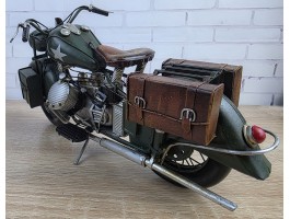 Коллекционная ретро модель армейского мотоцикла INDIAN841 1944 г металл 34х13х17см, ручная работа Коллекционная ретро модель армейского мотоцикла INDIAN841 1944 г металл 34х13х17см, ручная работа