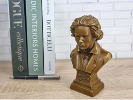 Бюст Людвиг ван Бетховен.  Бронза, высота 15 см. Антик