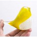Птичка  Стеклянная фигурка в стиле Мурано. 10х7см  Yellow