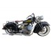 Модель мотоцикла INDIAN MORTORCYCLE 1944г. 34x13x17 см, металл. ручная работа ART2997