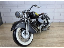 Модель мотоцикла INDIAN MORTORCYCLE 1944г. 34x13x17 см, металл. ручная работа ART2997