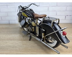 Модель мотоцикла INDIAN MORTORCYCLE 1944г. 34x13x17 см, металл. ручная работа ART2997 Модель мотоцикла INDIAN MORTORCYCLE 1944г. 34x13x17 см, металл. ручная работа ART2997
