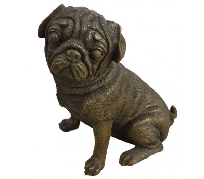 фигурка Мопс, бронза 17х14х10см вес 1900гр. фигурка Мопс, бронза 17х14х10см вес 1900гр.