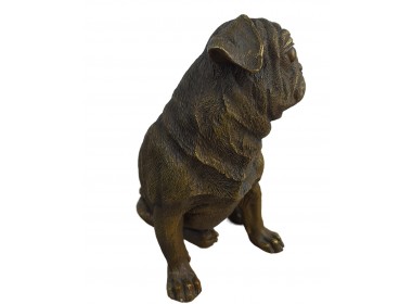 фигурка Мопс, бронза 17х14х10см вес 1900гр. фигурка Мопс, бронза 17х14х10см вес 1900гр.
