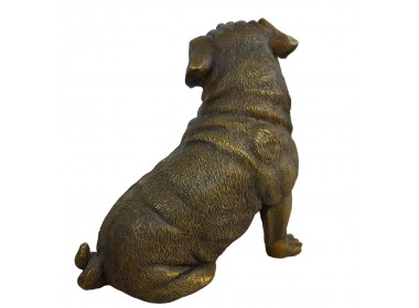 фигурка Мопс, бронза 17х14х10см вес 1900гр. фигурка Мопс, бронза 17х14х10см вес 1900гр.