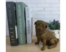 фигурка Мопс, бронза 17х14х10см вес 1900гр.