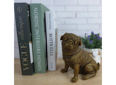 фигурка Мопс, бронза 17х14х10см вес 1900гр. фигурка Мопс, бронза 17х14х10см вес 1900гр.