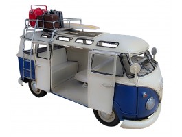 Фигурка  Ретро модель  автобуса Volkswagen T1, металл, 27х13х17 см, Коллекционная модель