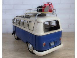 Фигурка  Ретро модель  автобуса Volkswagen T1, металл, 27х13х17 см, Коллекционная модель