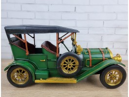 Фигурка Ретро модель автомобиля  33x14x17см, металл, GREEN--2736G