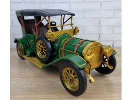 Фигурка Ретро модель автомобиля  33x14x17см, металл, GREEN--2736G